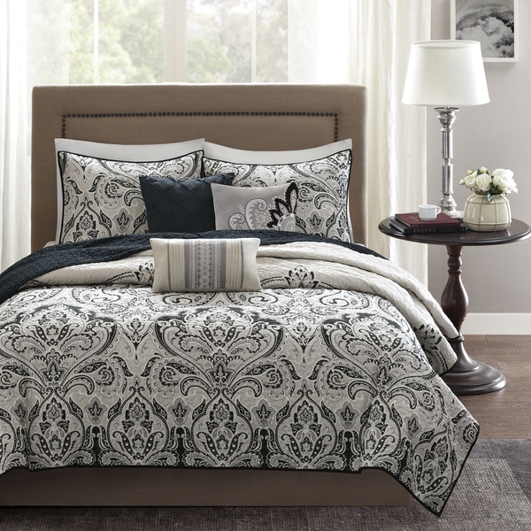 Madison Park Omega 6-Piece Quilted Coverlet Set