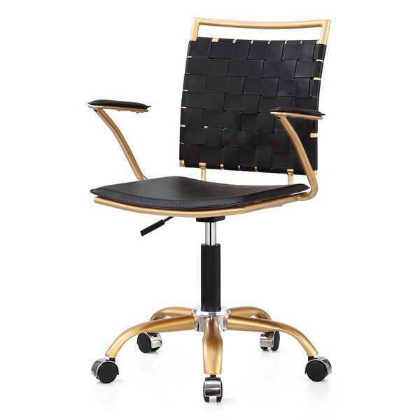 M356 Gold and Black Office Chair 18574738 Overstock