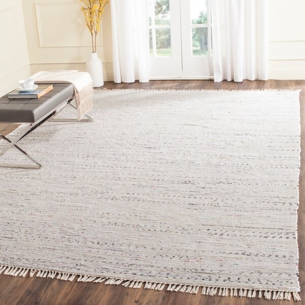 Safavieh Hand-Woven Rag Rug Ivory/ Multi Cotton Rug - 10' x 14'