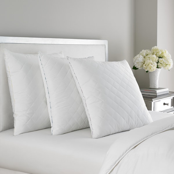 Laura Ashley Quilted Ava Square Euro Pillow