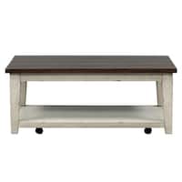 Shop Garrett Rustic Weathered Charcoal Lift Top Sliding Shop Garrett Rustic Weathered Charcoal Lift Top Sliding