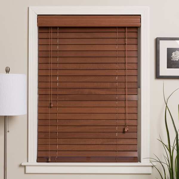 Arlo Blinds Customized 20-inch Real Wood Window Blinds