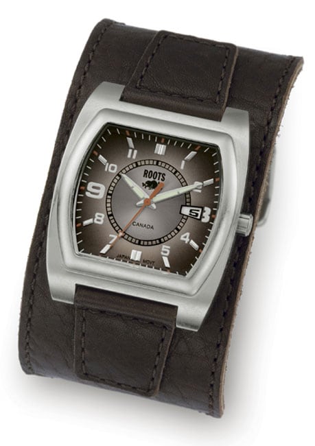 Good Watch Brands For Men >> Roots Point Break Men's Brown Dial Leather Strap Watch ... Good Watch Brands For Men >> Roots Point Break Men's Brown Dial Leather Strap Watch ...