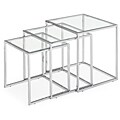 Fargo Glass Nesting Tables (Set of 3)