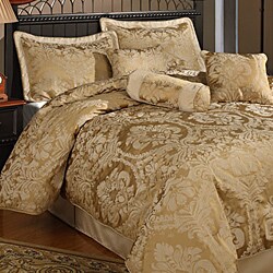 Halifax 7-piece Gold Comforter Set - 11875695 - Overstock