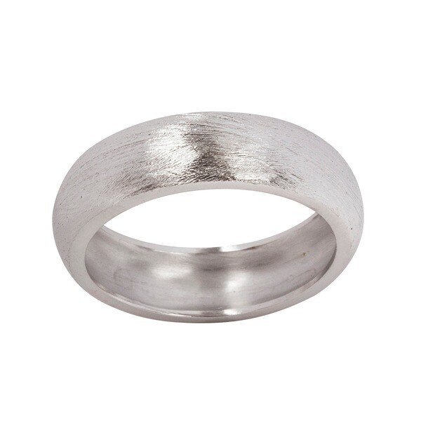 NEXTE Jewelry 14k Gold Overlay Fine Brushed Finish Wedding-style Band