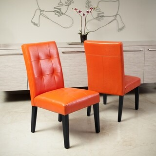 1deals Christopher Knight Home Cambridge Tufted Orange Bonded Cambridge Tufted Orange Bonded