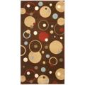 Safavieh Porcello Modern Cosmos Brown/ Multi Rug - 2'7 x 5'