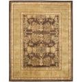 Safavieh Handmade Tree Brown/ Light Green Hand-spun Wool Rug - 8' x 10'