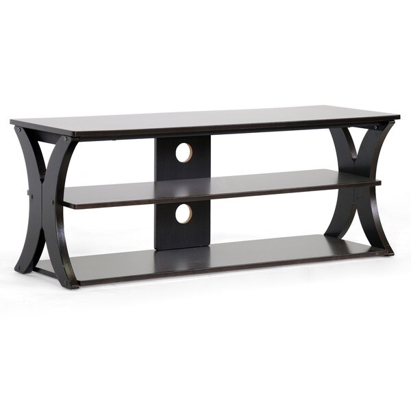 Xavier Modern Brown Mdf/ Steel Tv Stand (as Is Item) Icon