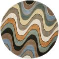 Safavieh Handmade Chatham Voyage Multi New Zealand Wool Rug - 7' x 7' Round