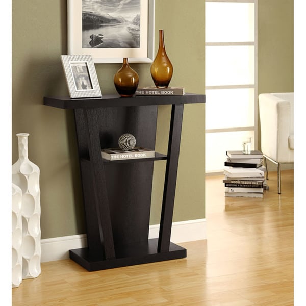 Cappuccino 32-inch Console Accent Table