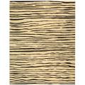 Safavieh Handmade Stripes Ivory New Zealand Wool Rug - 5' x 8'