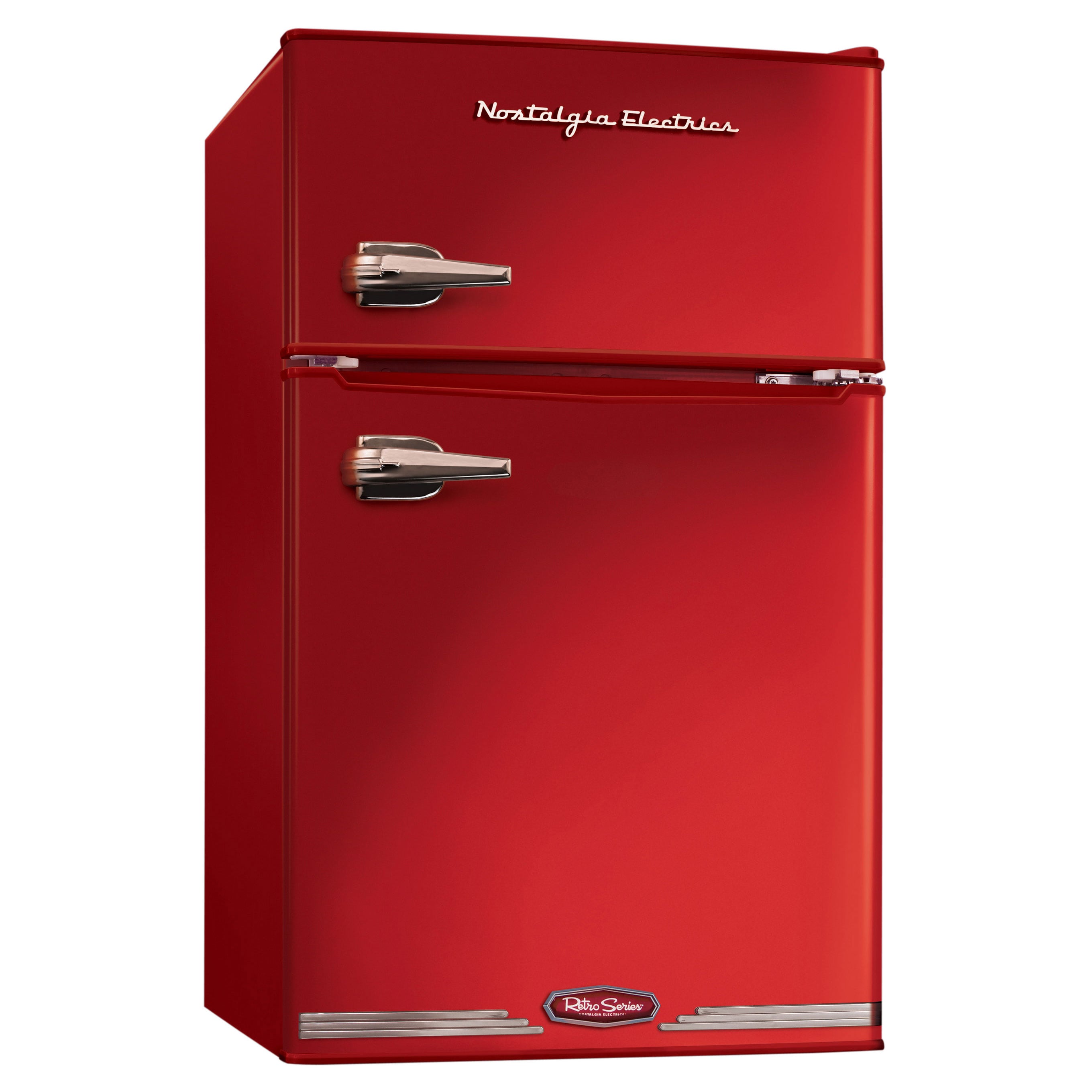 Nostalgia Electrics Red Retro Series 3.0Cubic Foot Compact Refrigerator Freezer Overstock