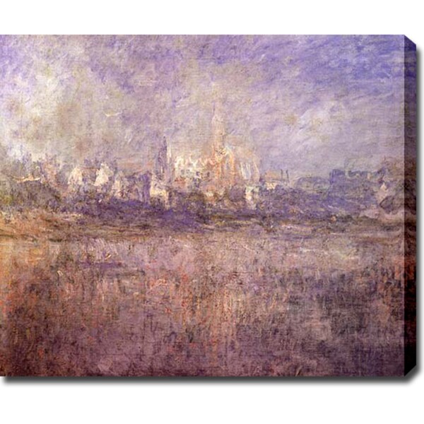 Claude Monet 'Vetheuil in the Fog' Oil on Canvas Art ...
