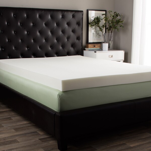 Splendorest 4-inch Memory Foam Mattress Topper
