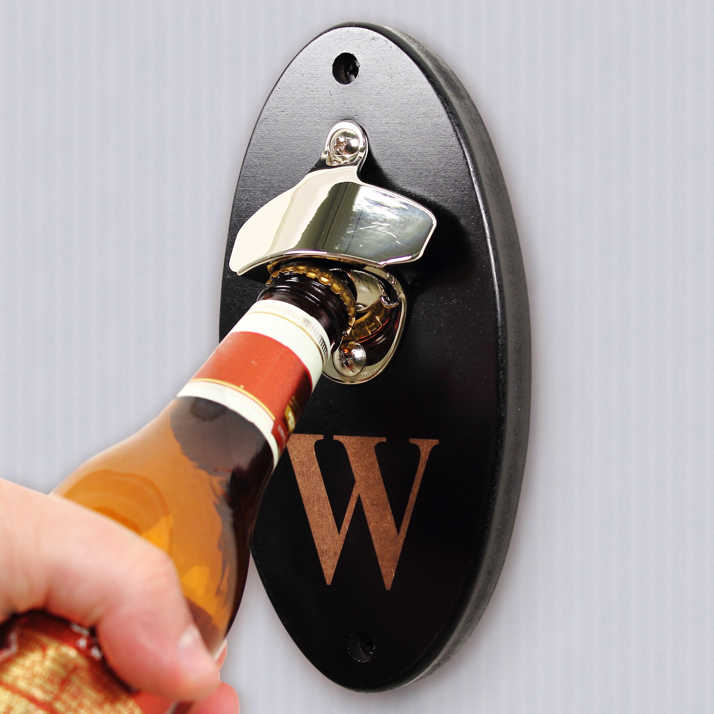 Personalized Wall Mounted Bottle Opener Overstock Shopping Great Deals on Bar & Wine Tools