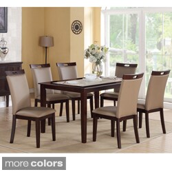 1deals Rosi Bicast Leather Dining Chairs Set Of 6 Sauoom587qw