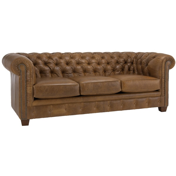 New 28 Brown Leather Tufted Sofa Antique New 28 Brown Leather Tufted Sofa