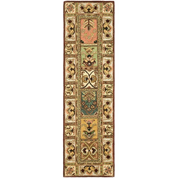 Safavieh Handmade Classic Bakhtieri Multicolored Wool Rug - 2'3 x 8