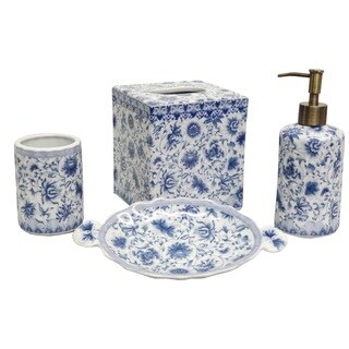 Blue And White Porcelain Bathroom Accessories Ideas Of White Bathroom Accessories Ping The Best For Blue And