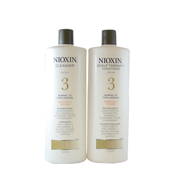 Nioxin System 3 1-liter Cleanser And Scalp Therapy Set