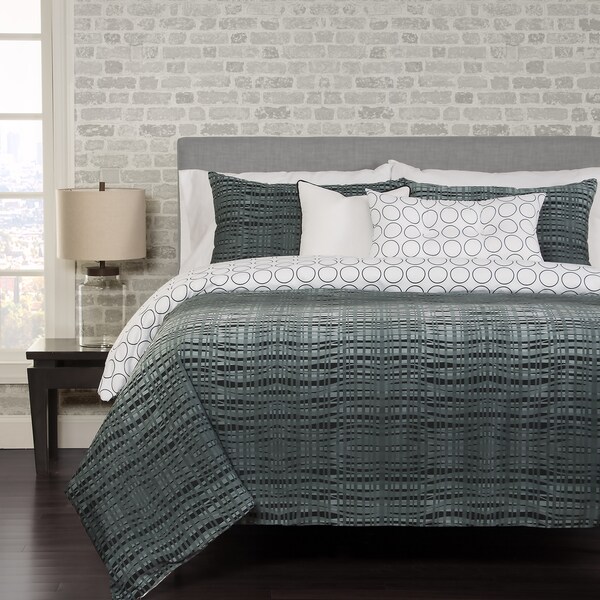 Interweave 4-piece Duvet Cover Set