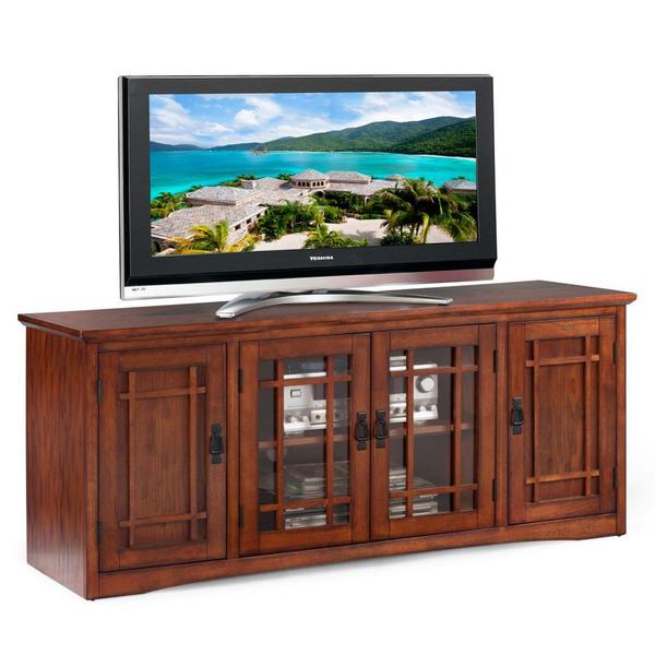 Mission Oak Hardwood 60-inch TV Stand - Overstock Shopping ...