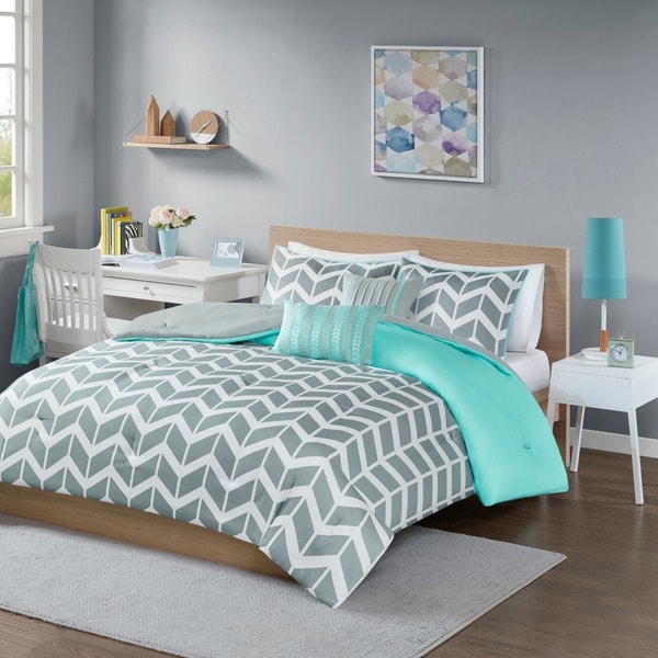 Intelligent Design Laila Chevron 5-piece Comforter Set