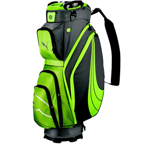 Puma 2017 Form Stripe Cart Golf Bag Lime Green Ping On
