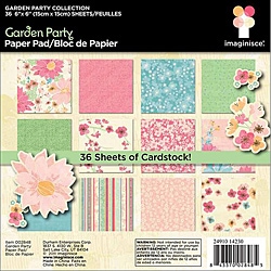 Imaginisce 6x6-inch Garden Party Paper Pad