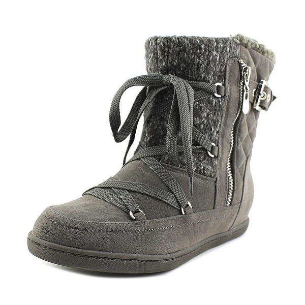 G By Guess Rowly Women Dark Grey Snow Boots