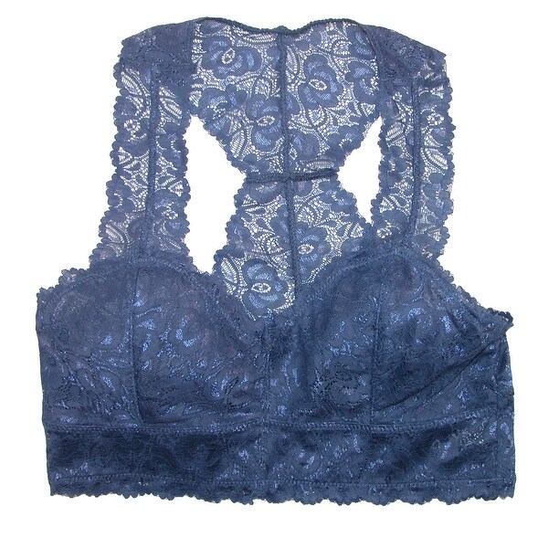 French Affair Racerback Lace Mesh Lined Bralette