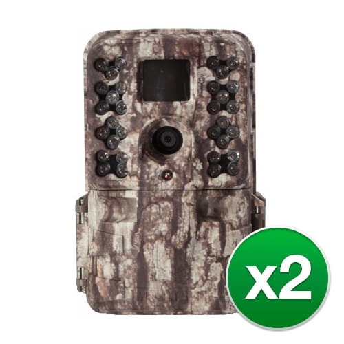 Moultrie MCG-13181 M40 Game Camera with Long Range Nighttime Infrared 32-LED Flash - (2-Pack)