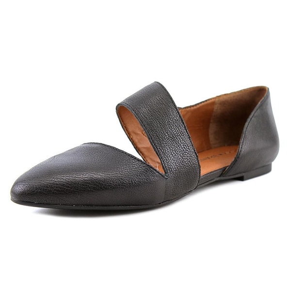 Lucky Brand Madysonn Women Pointed Toe Leather Black Flats