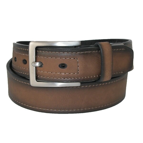 Dickies Men's Reinforced Leather Industrial Strength 1 1/2 Inch Belt