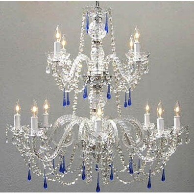 Swarovski Elements Crystal Trimmed Authentic Chandelier Lighting