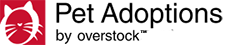 pet adoption by overstock.com logo