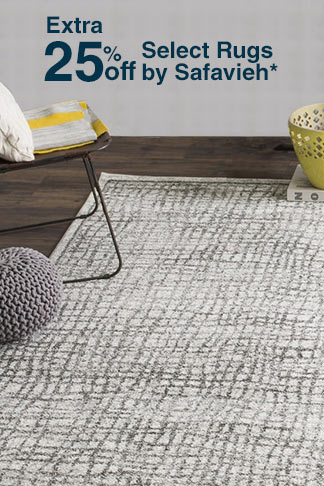 Extra 25% off Select Rugs by Safavieh*